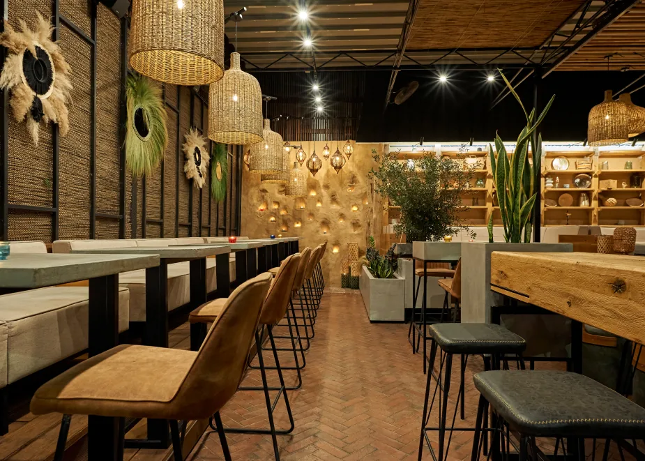 Интериорът на Fabric Club Burgas